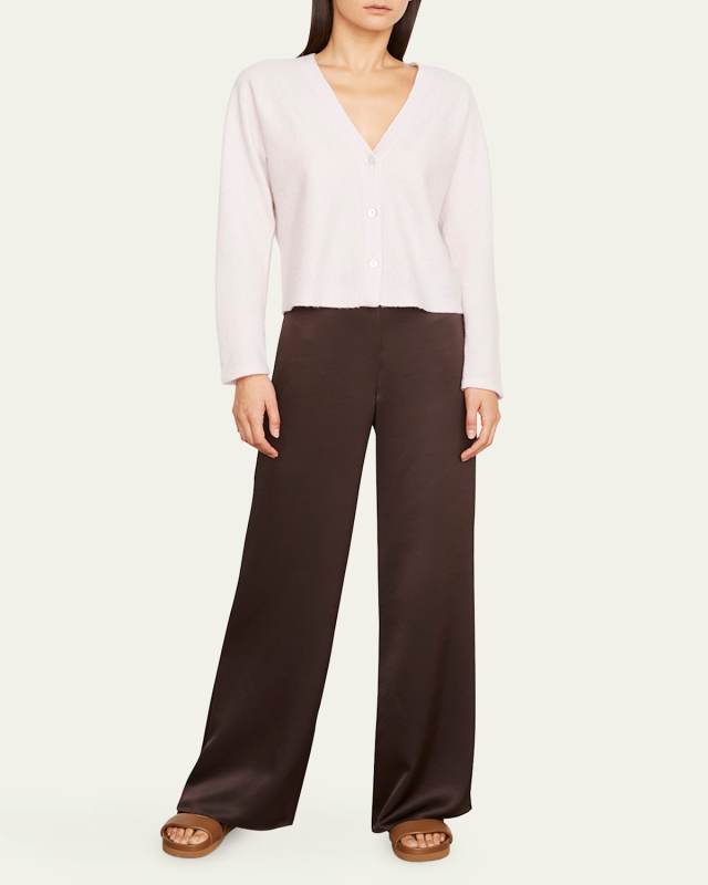 Dolman-Sleeve Cashmere Cardigan